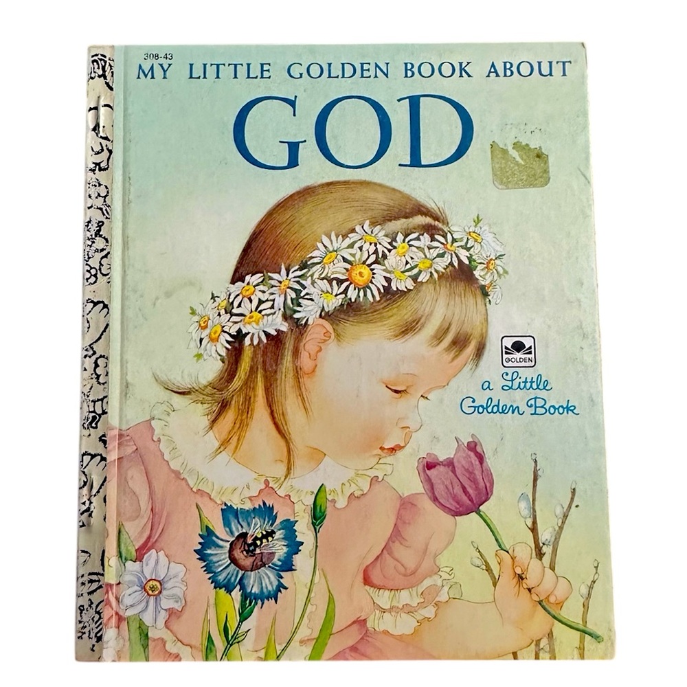 👓3 for $25👓  Vintage My Little Golden Book About God